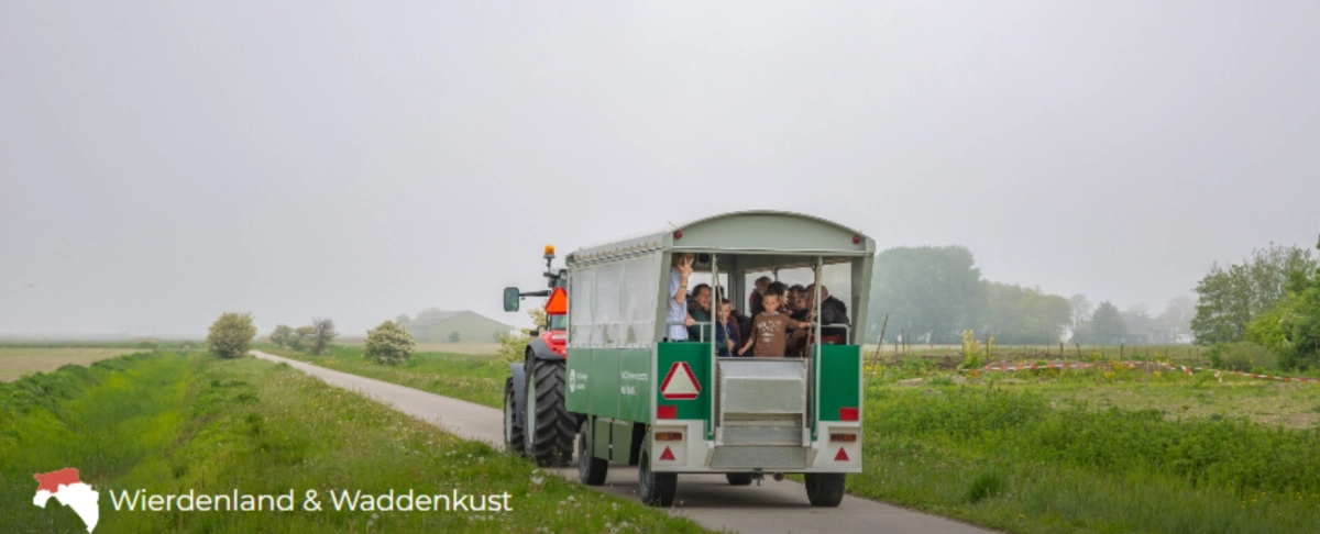 Covered wagon ride & salt marsh excursion